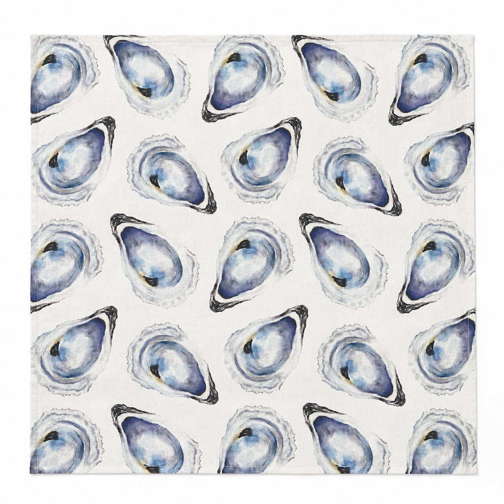 Oyster Linen-Cotton Dinner Napkins | Leli Holmes
