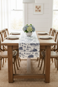 Hilton Head Toile Reversible Table Runner | Double-Sided Cotton Table Runner | Preorder (Copy)