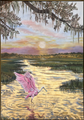 Marsh Light | Spoonbill Triptych Fine Art Canvas Collection
