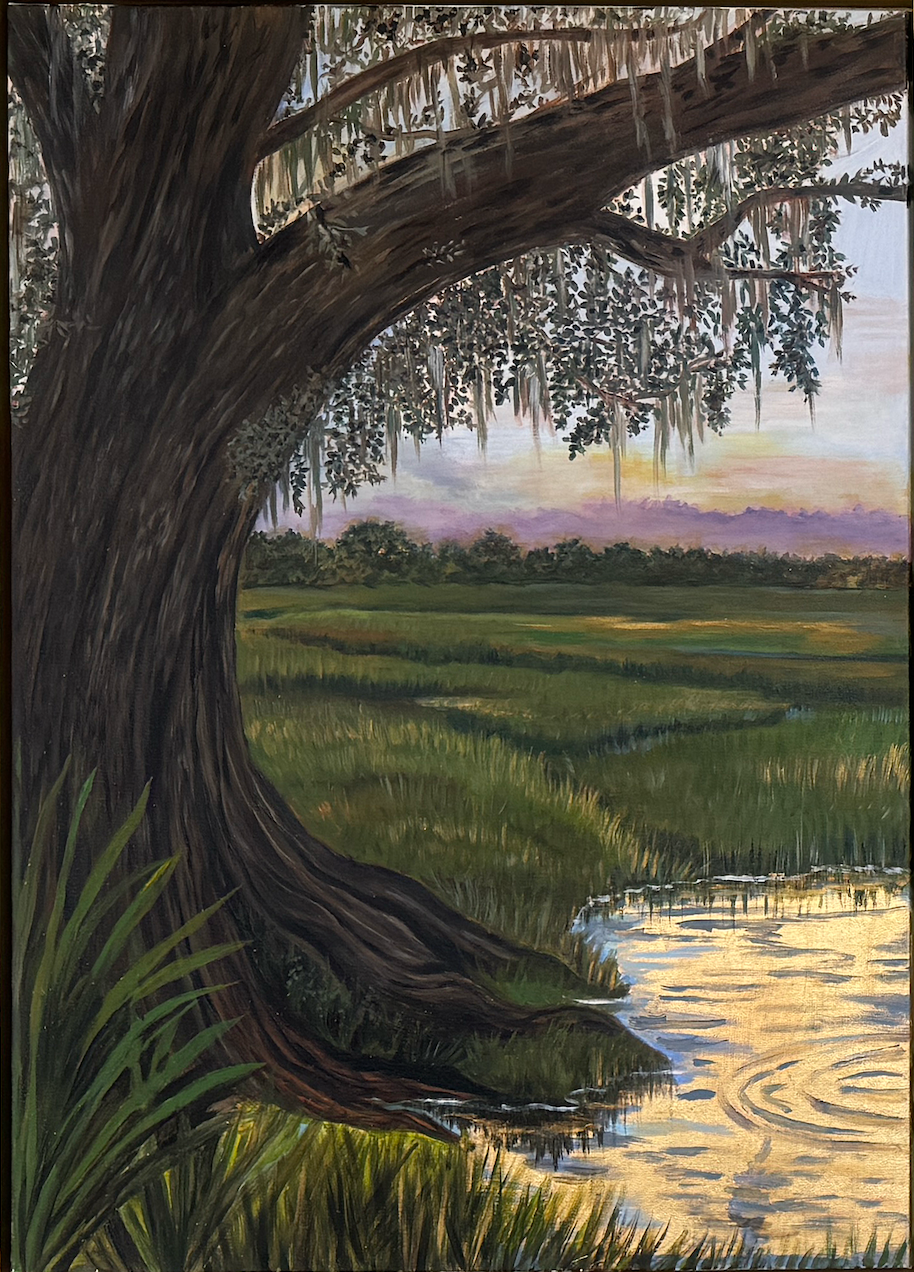 Marsh Light | Spoonbill Triptych Fine Art Canvas Collection