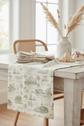 Hilton Head Toile Reversible Table Runner | Double-Sided Cotton Table Runner | Preorder (Copy)