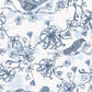 Carolina Wren & Honeysuckle Wallpaper toile