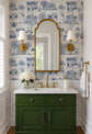 Bluffton Toile Wallpaper | Hand-Drawn Lowcountry Wallpaper