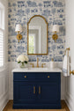 Bluffton Toile Wallpaper | Hand-Drawn Lowcountry Wallpaper