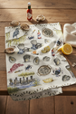 Oyster Roast Tea Towel | Lowcountry Coastal Kitchen Towel – PREORDER