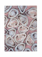 Blush Oyster Tea Towel – Coastal Shell Kitchen Towel, 100% Cotton Flour Sack, Pink Beach House Decor, Southern Kitchen Gift