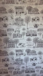 Bluffton Toile Wallpaper | Hand-Drawn Lowcountry Wallpaper