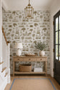 Savanah GA  Toile Wallpaper