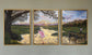 Marsh Light | Spoonbill Triptych Fine Art Canvas Collection