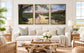 Marsh Light | Spoonbill Triptych Fine Art Canvas Collection