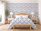 Carolina Wren & Honeysuckle Wallpaper toile